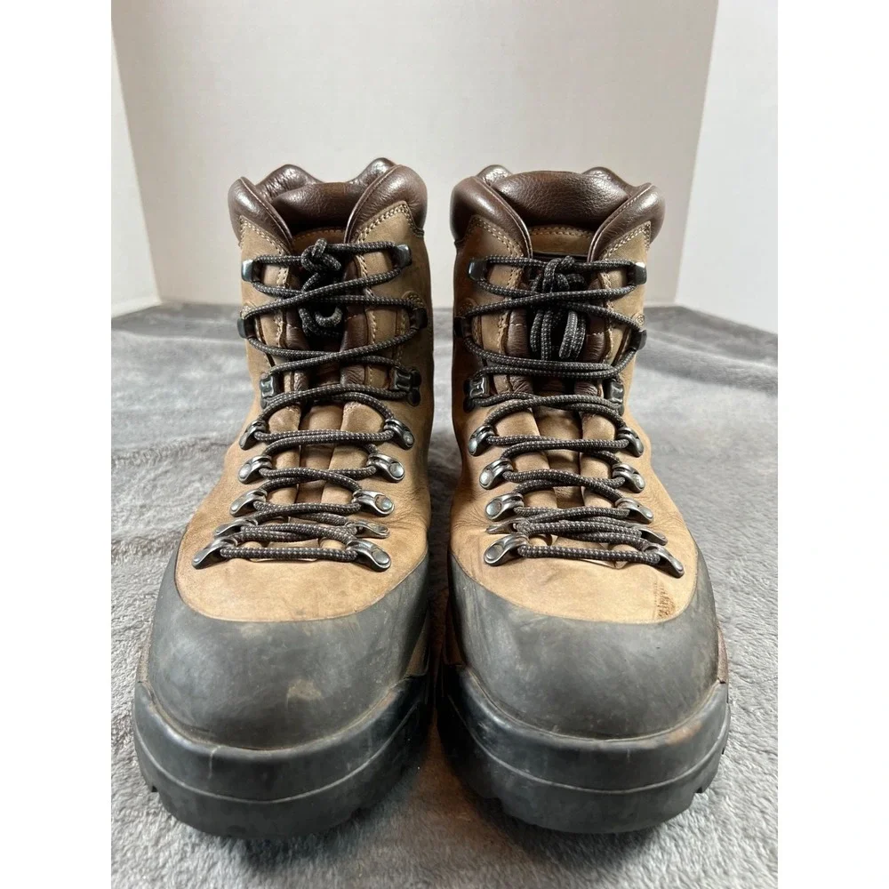 Zamberlan Civetta GTX Boots Mens 14 Goretex Brown Leather Mid Ankle Vibram Italy